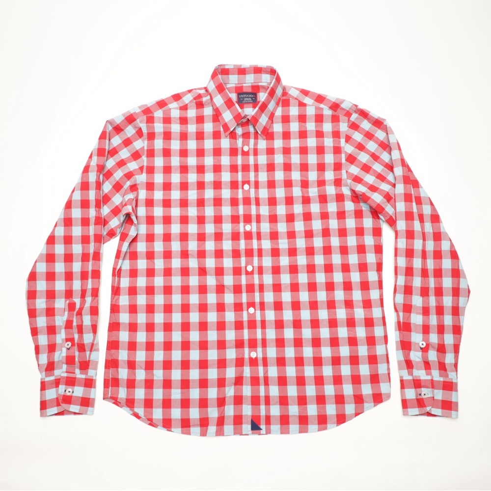UNTICKit long sleeve shirt Checkered Men’s Medium slim fit